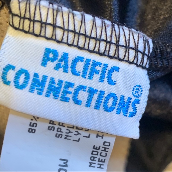 90's Pacific Connections Black/Gold One Piece |20W - Picture 2 of 11